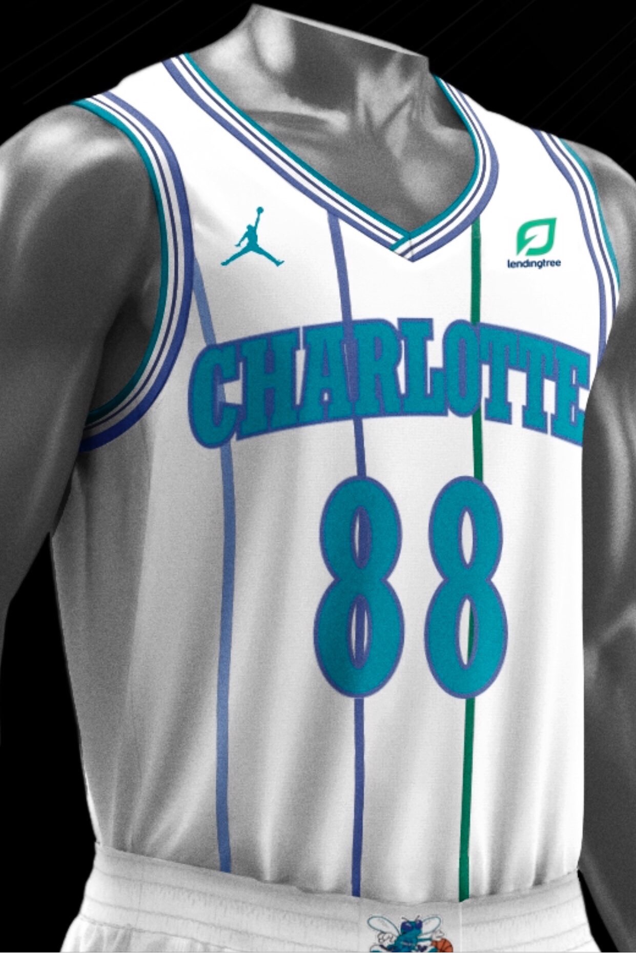 hornets throwback jersey